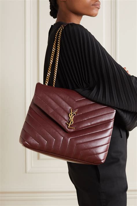 ysl burgundy loulou|buy medium size lou.